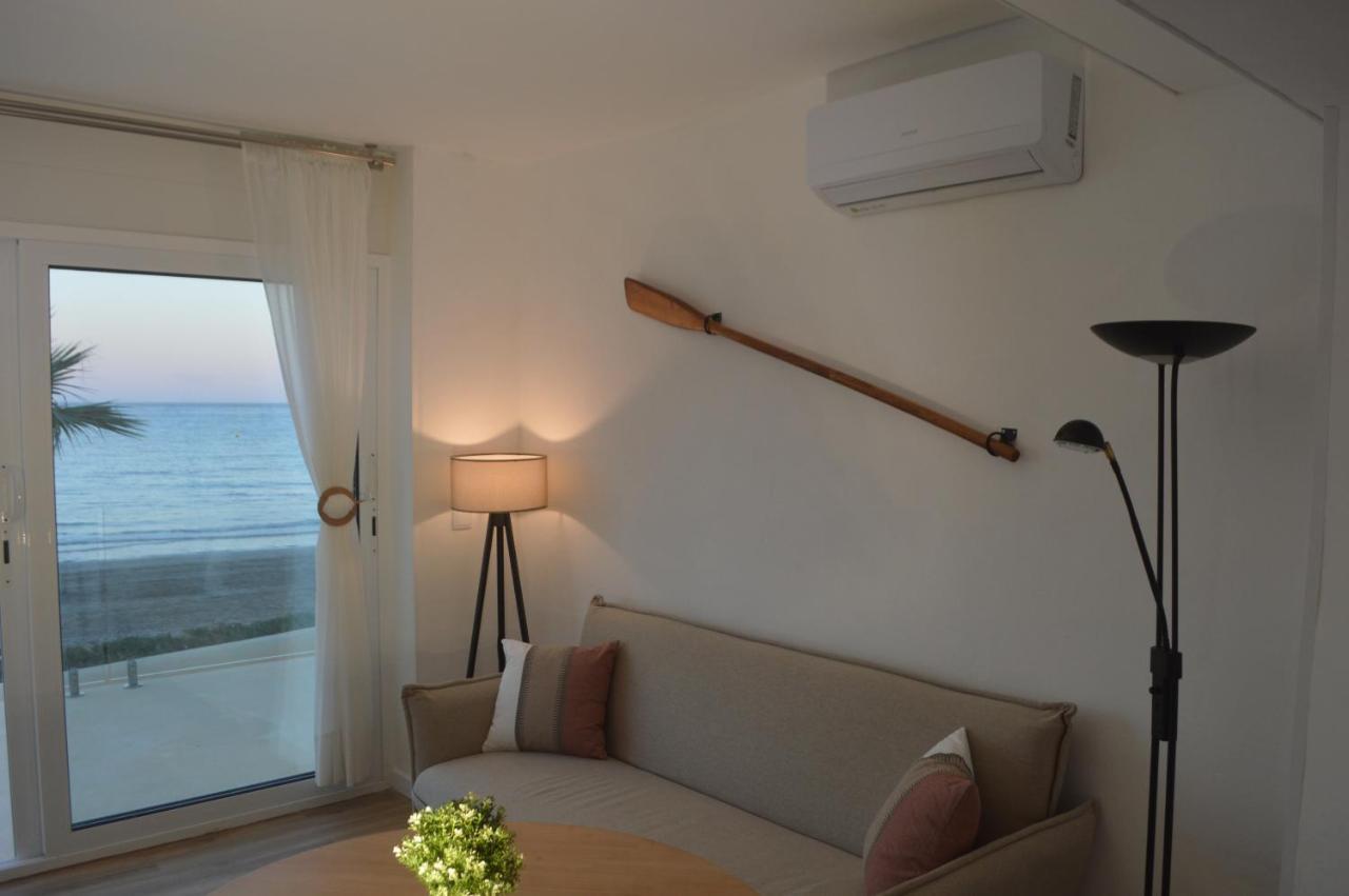 Maravilloso Apartamento Amanecer Cabo A Pie De Playa Y Mar En Chalet Roquetes لقنت المظهر الخارجي الصورة