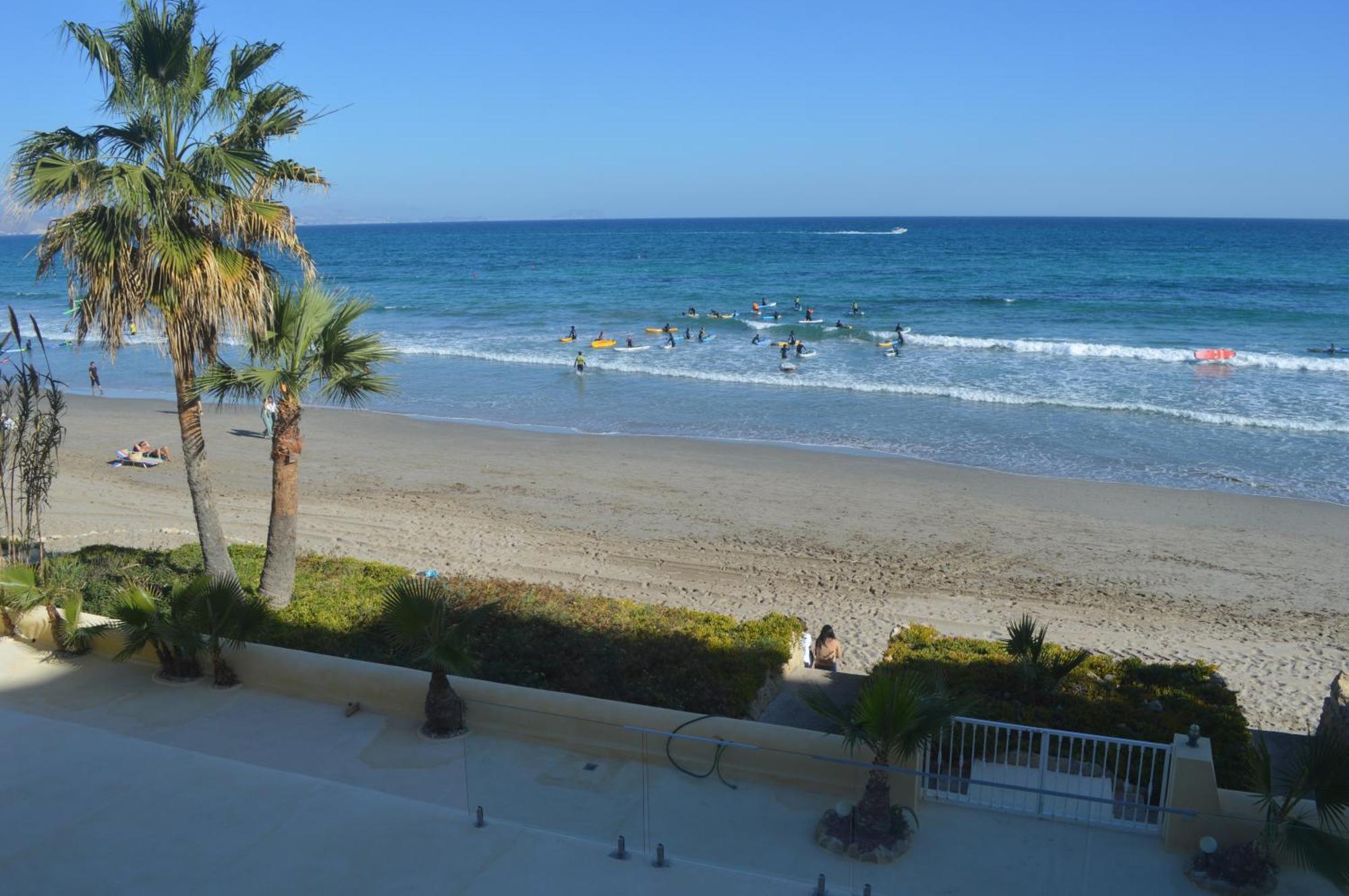 Maravilloso Apartamento Amanecer Cabo A Pie De Playa Y Mar En Chalet Roquetes لقنت المظهر الخارجي الصورة