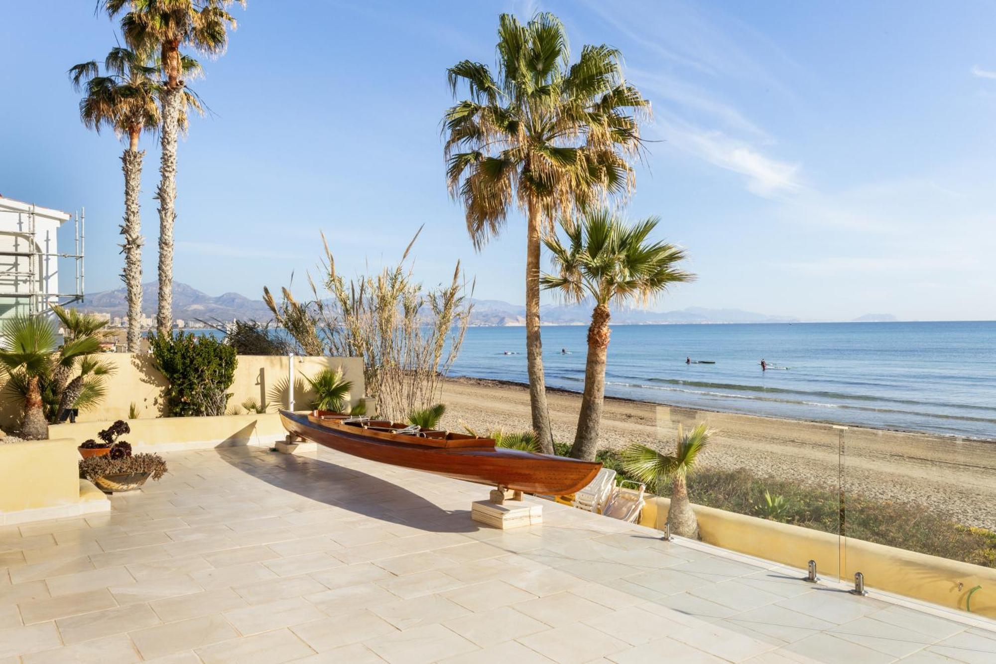 Maravilloso Apartamento Amanecer Cabo A Pie De Playa Y Mar En Chalet Roquetes لقنت المظهر الخارجي الصورة